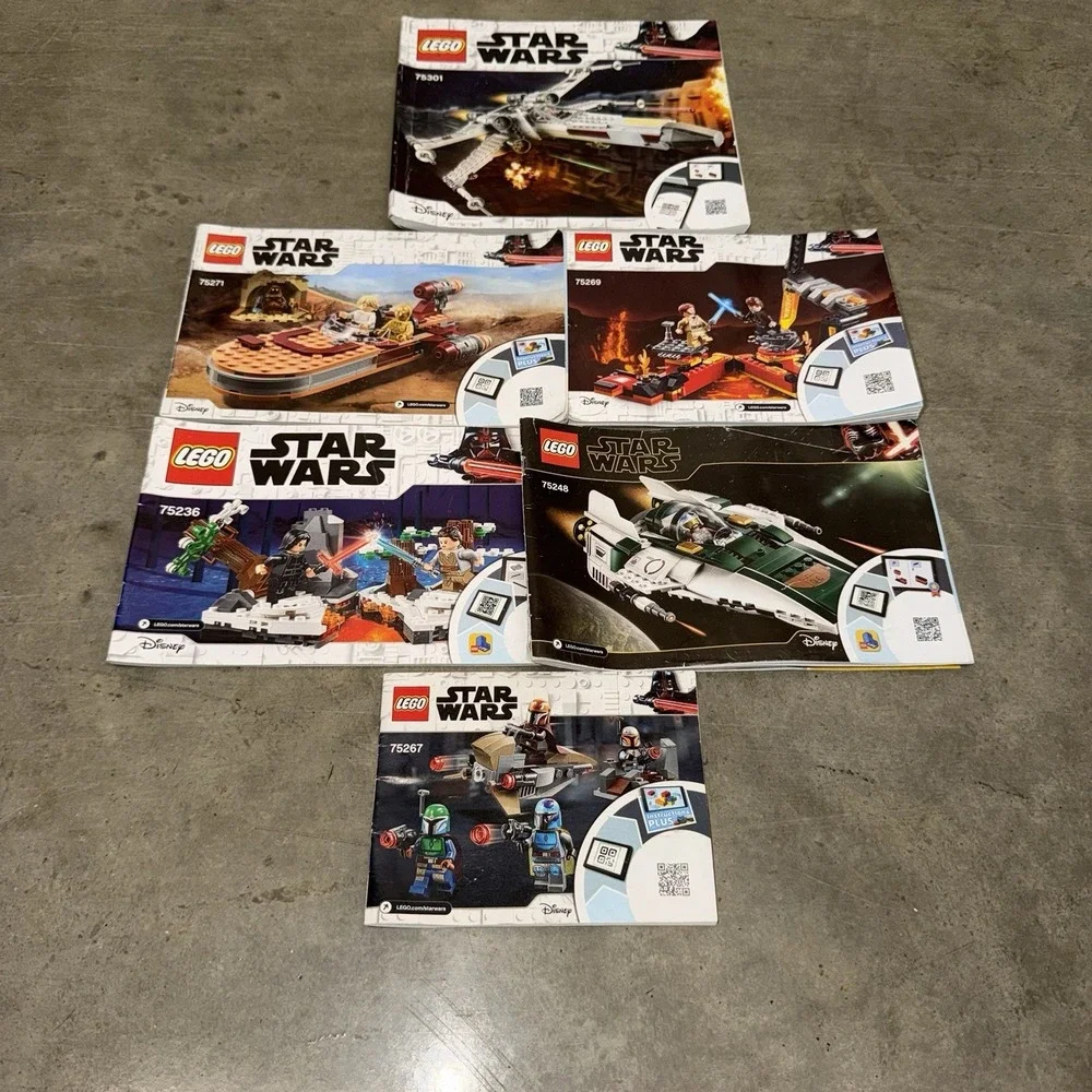 LEGO Star Wars Instruction Manuals Lot 75248 75267 75271 75301 + More